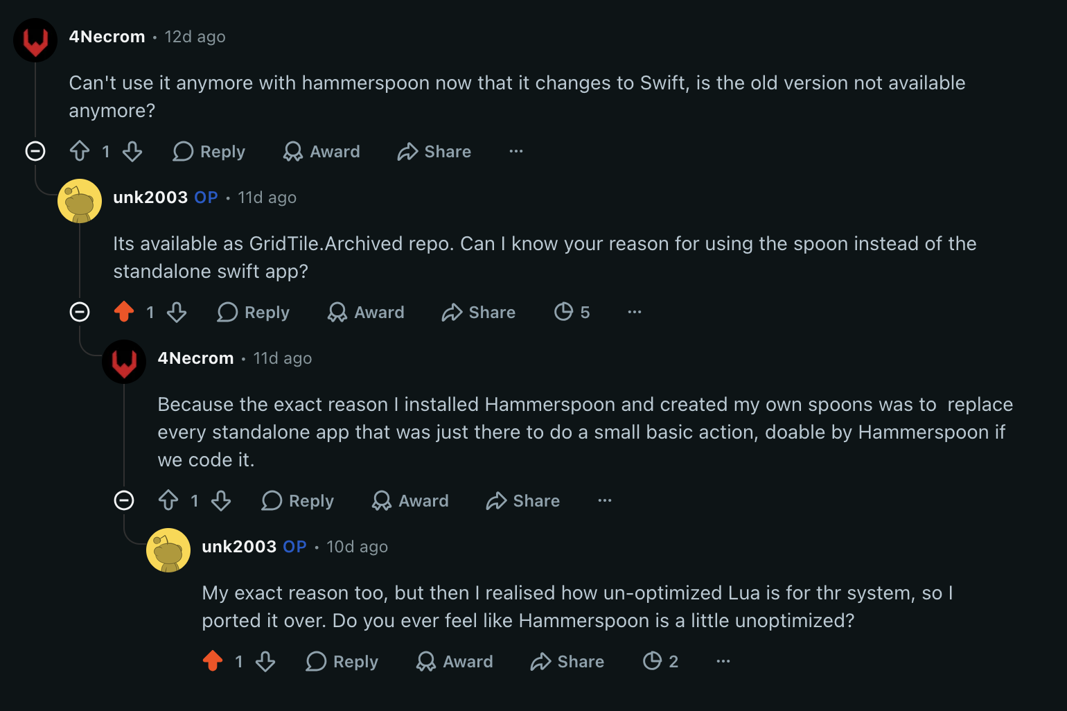 Reddit post